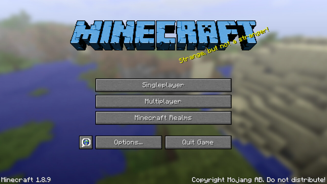 Dark Blue Theme Minecraft Texture Pack