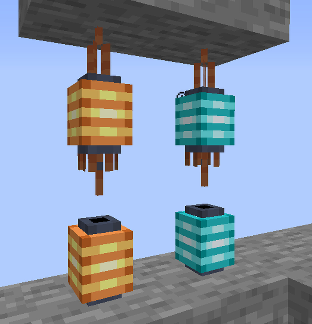 Chinese Lanterns Minecraft Texture Pack