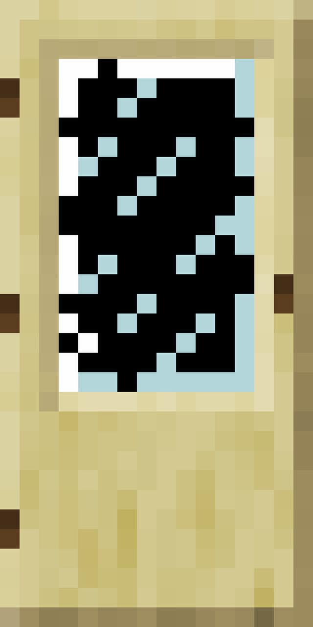 windowed doors Minecraft Texture Pack