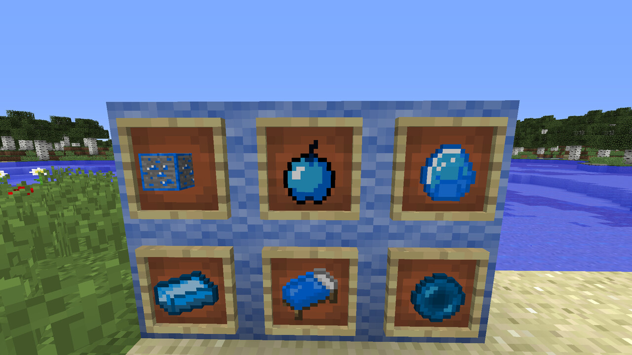 blue texture pack Minecraft Texture Pack