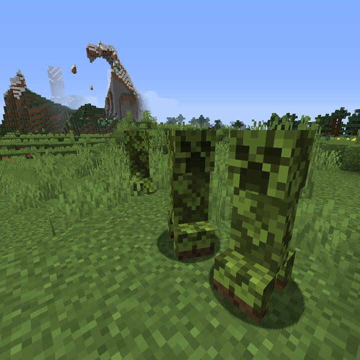 Leafy Creepers! Minecraft Texture Pack