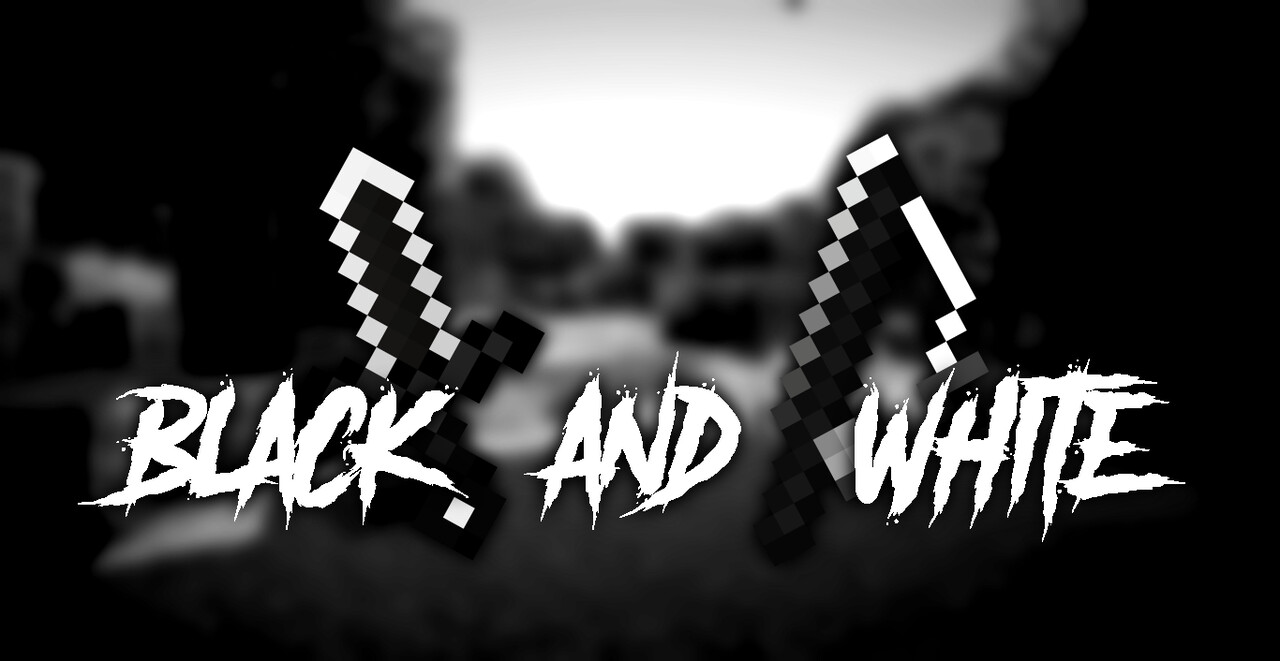 Black And White 16x Texture Pack Minecraft Texture Pack