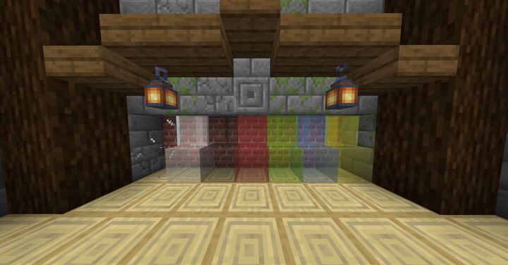 minecraft resource pack with clear connected glass