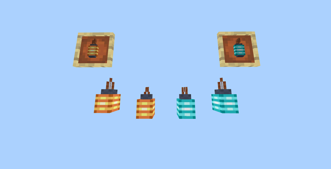 Chinese Lanterns(Bedrock Edition) Minecraft Texture Pack