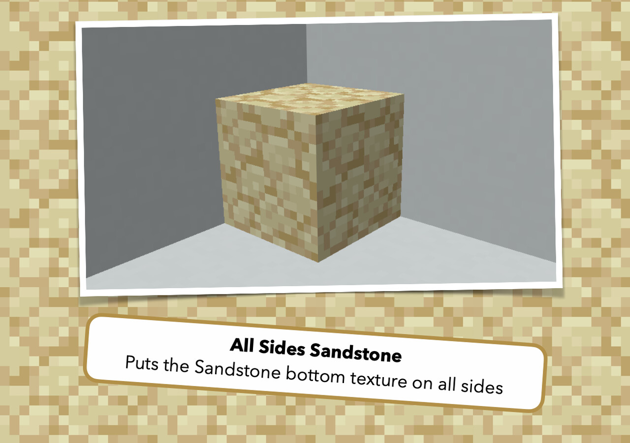 AllSides Sandstone Minecraft Texture Pack