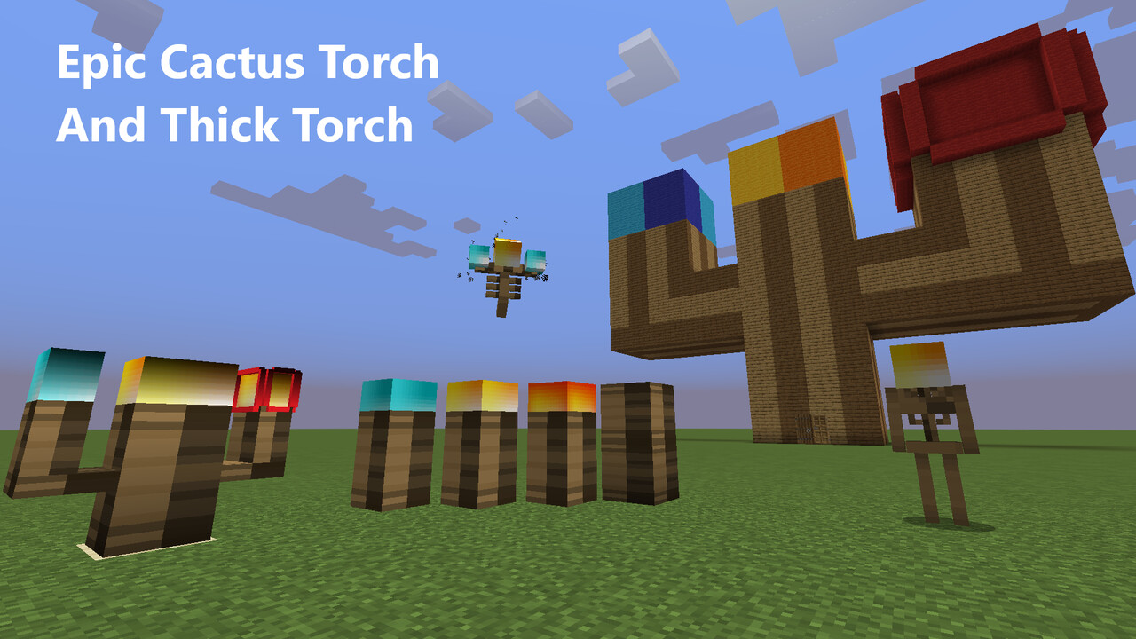 Cactus Torch Pack Minecraft Texture Pack