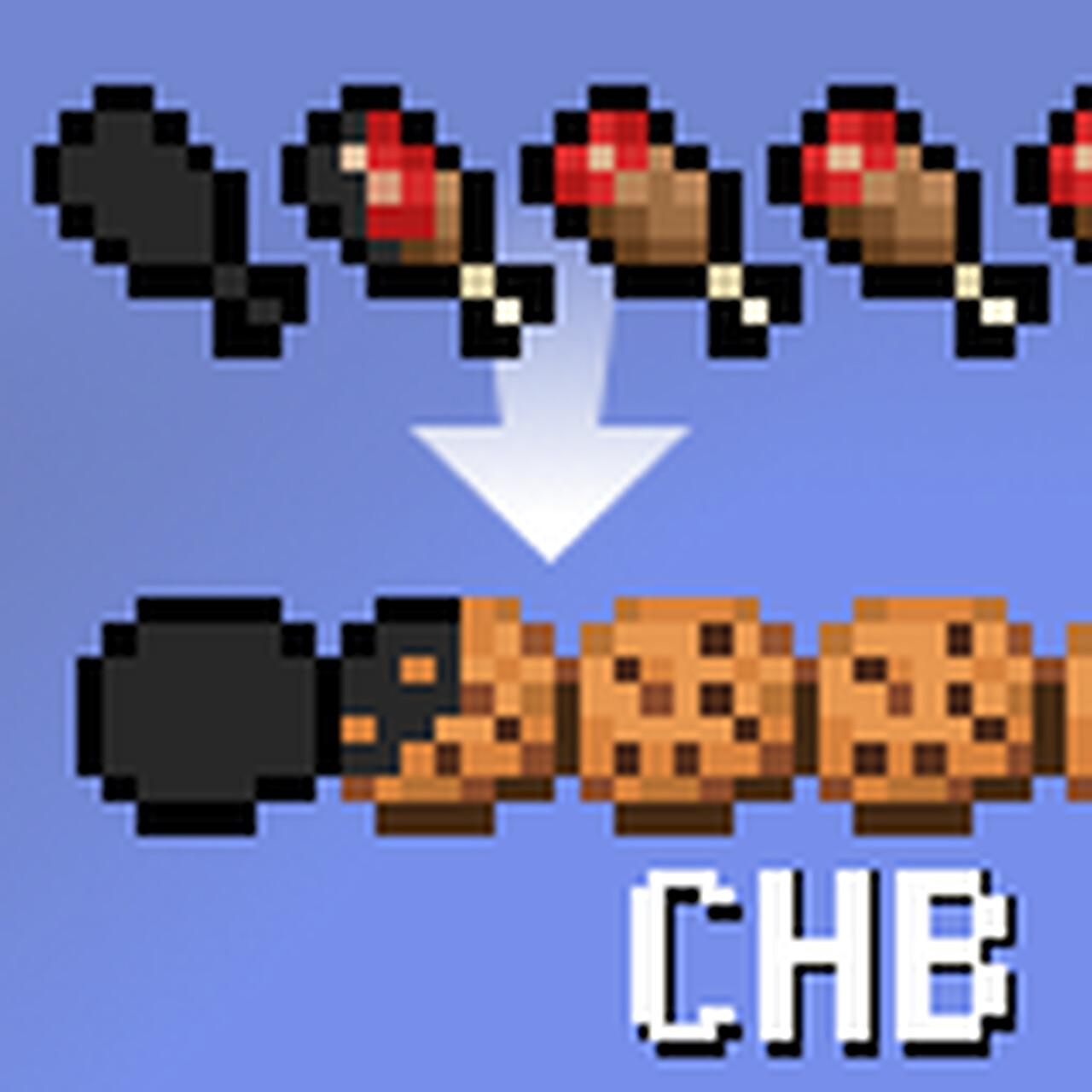 Cookie Hunger Bar Minecraft Texture Pack