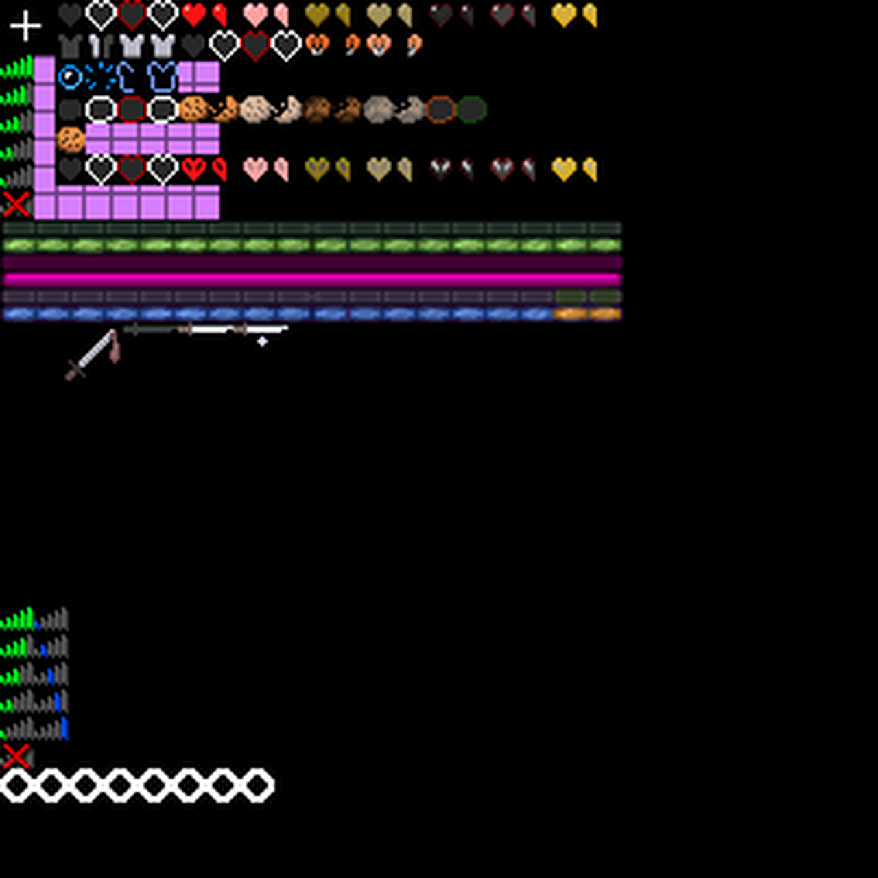 Cookie Hunger Bar Minecraft Texture Pack