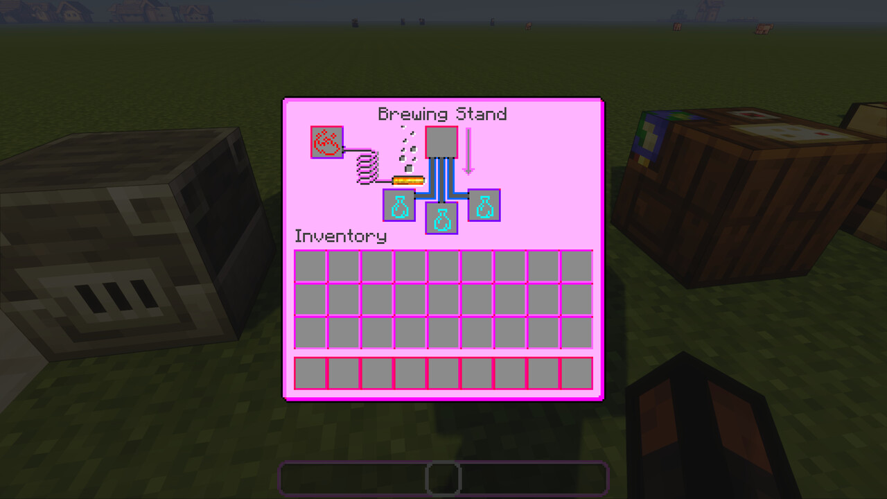 Pink GUI Minecraft Texture Pack