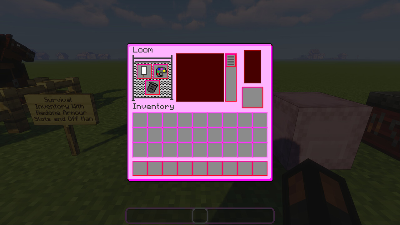 Pink GUI Minecraft Texture Pack