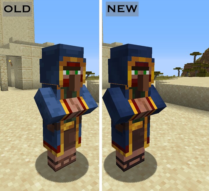 (1.16+) Optifine Villagers+ Minecraft Texture Pack