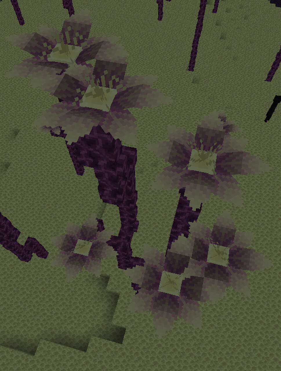 BetterEnd Chorus flowers Minecraft Texture Pack