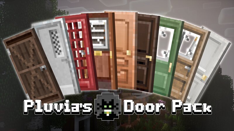 Pluvia S Modern Door Pack 1 17 1 19 1 1 19 1 18 1 17 1 1 17 1 16 5 Forge Fabric Packs Minecraft