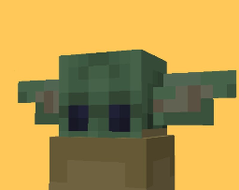 baby yoda Minecraft Texture Pack