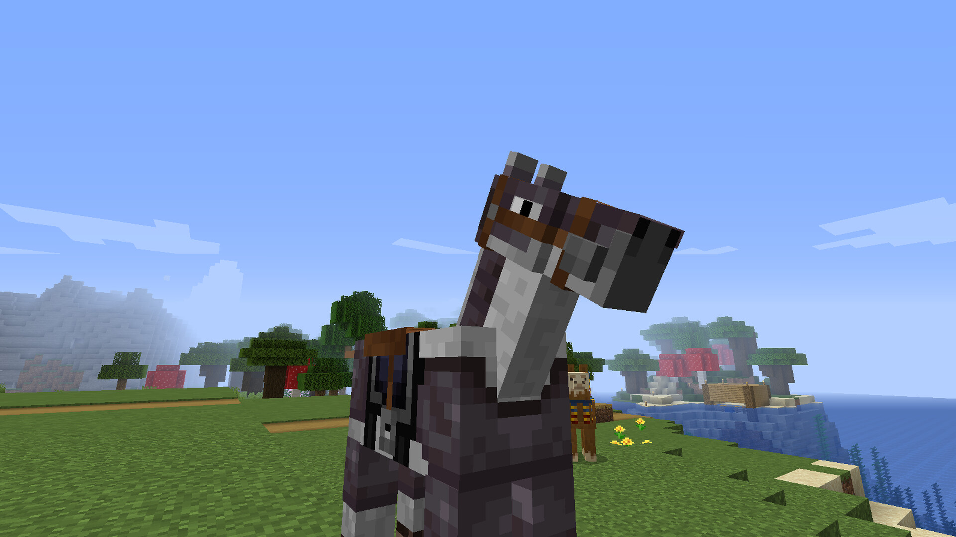 Netherite horse armor Minecraft Texture Pack