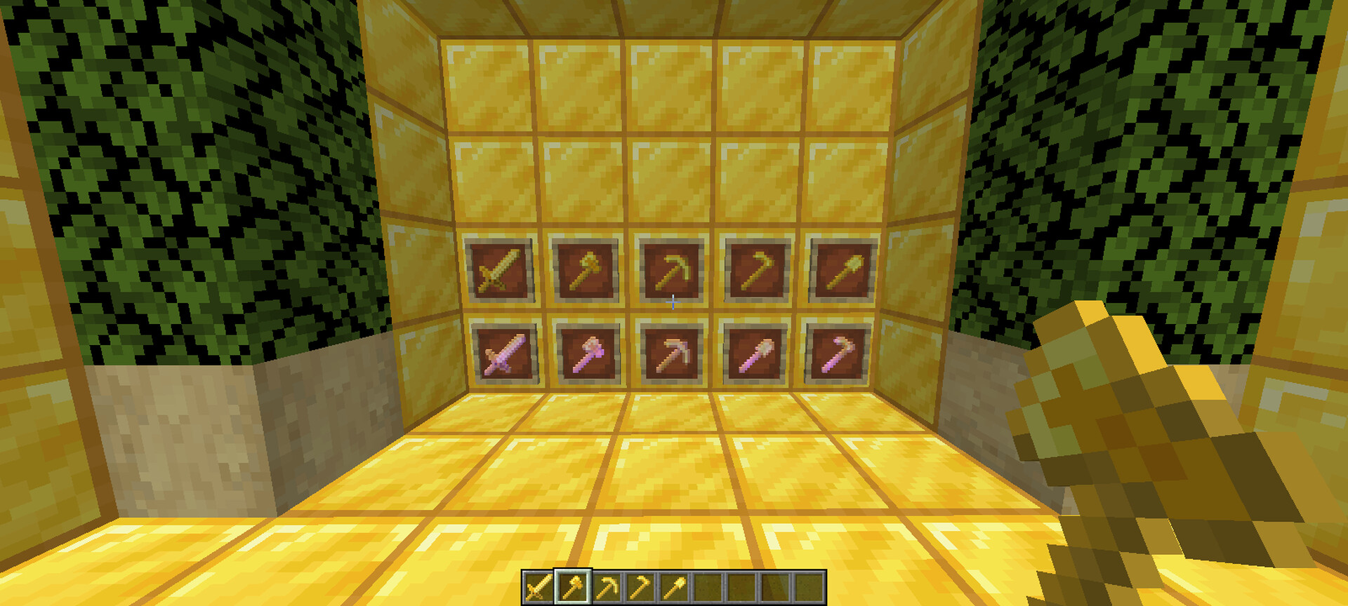 Minecraft Gold Tools