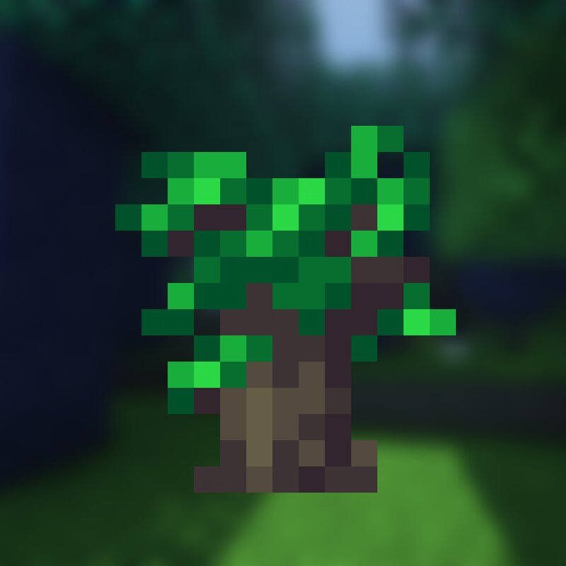 Spooky Dark Oak! Minecraft Texture Pack
