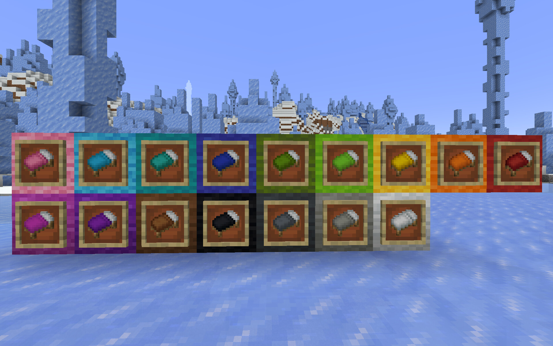 2D Bed Icons Minecraft Texture Pack