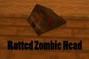Rotted Zombie Head Minecraft Texture Pack