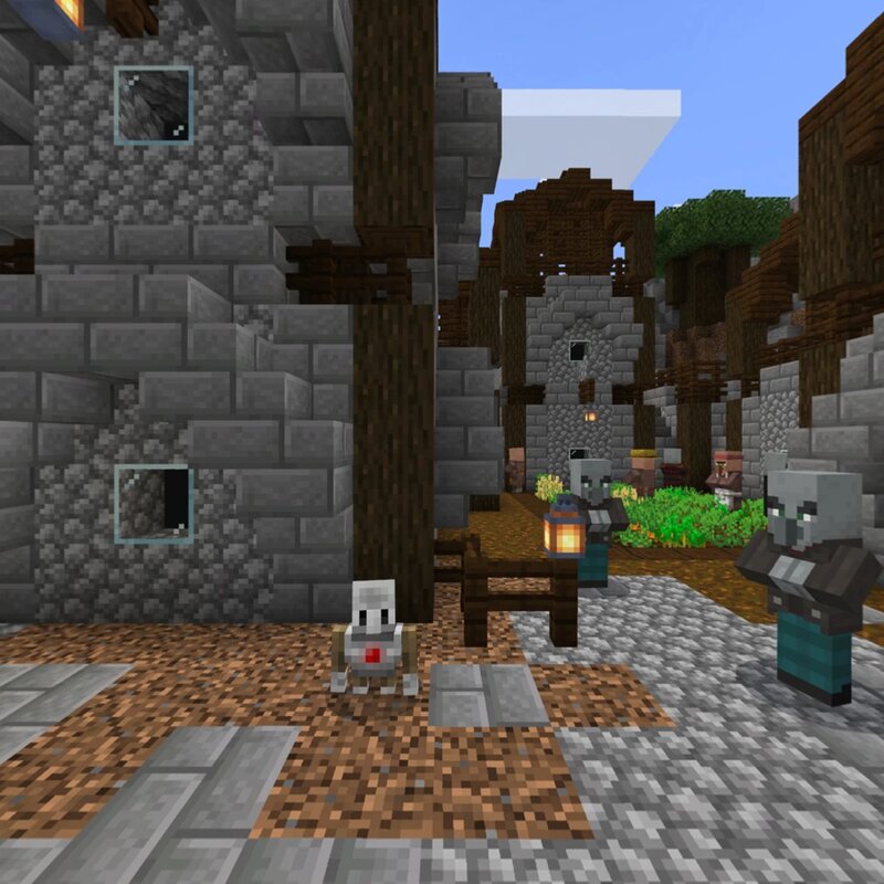 Education edition villager and illager panorama to java port Minecraft ...