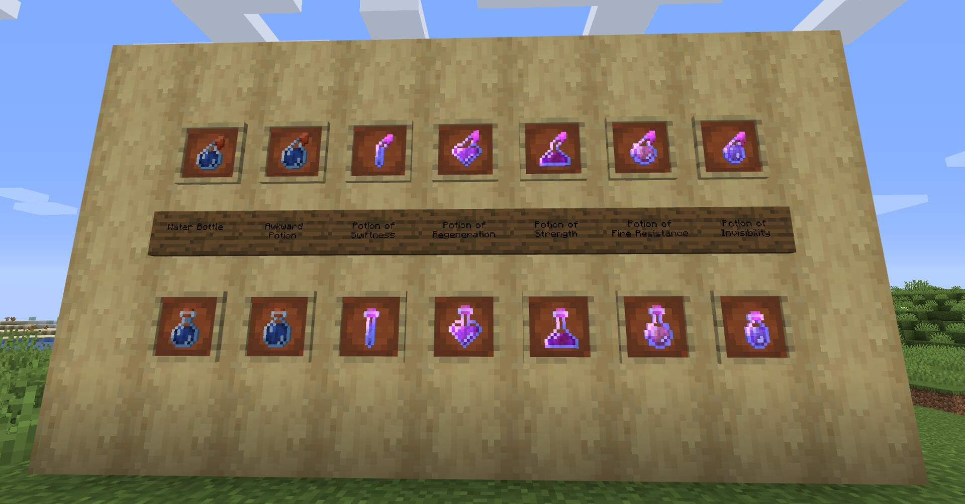 Potion Bottles Plus Minecraft Texture Pack
