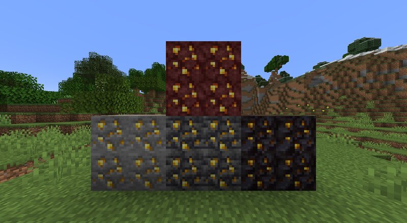All Nether Gold Ore Minecraft Texture Pack
