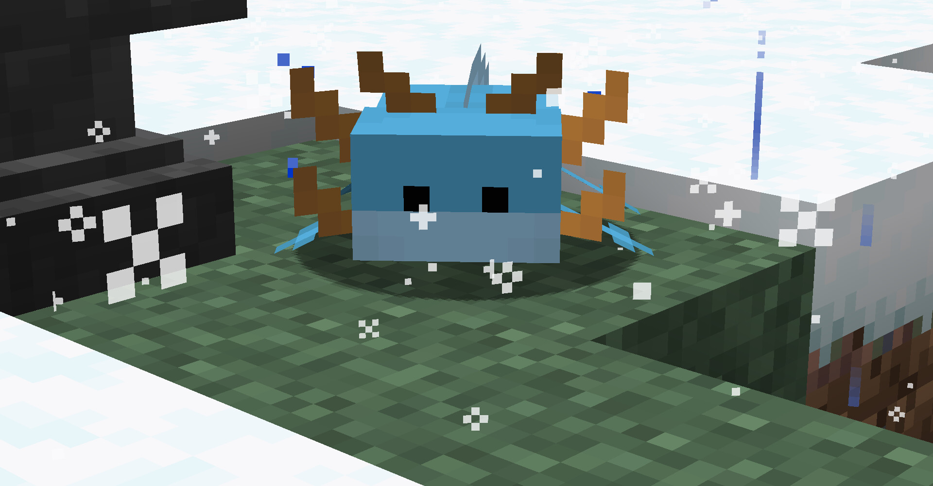 Mudkip over axolotl! Minecraft Texture Pack