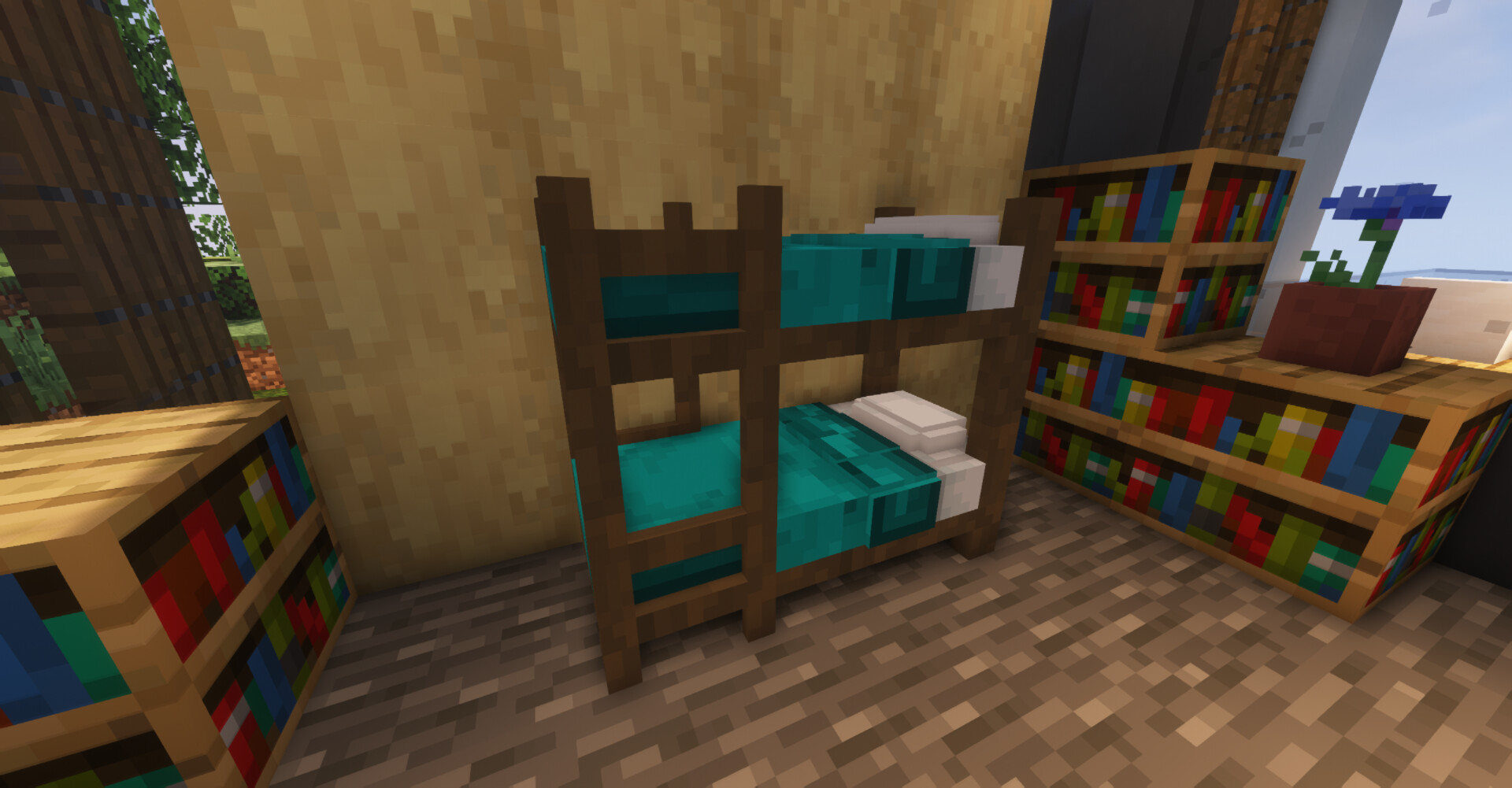 Detailed Bunk Beds (better 3d beds) [1.18] Minecraft Texture Pack