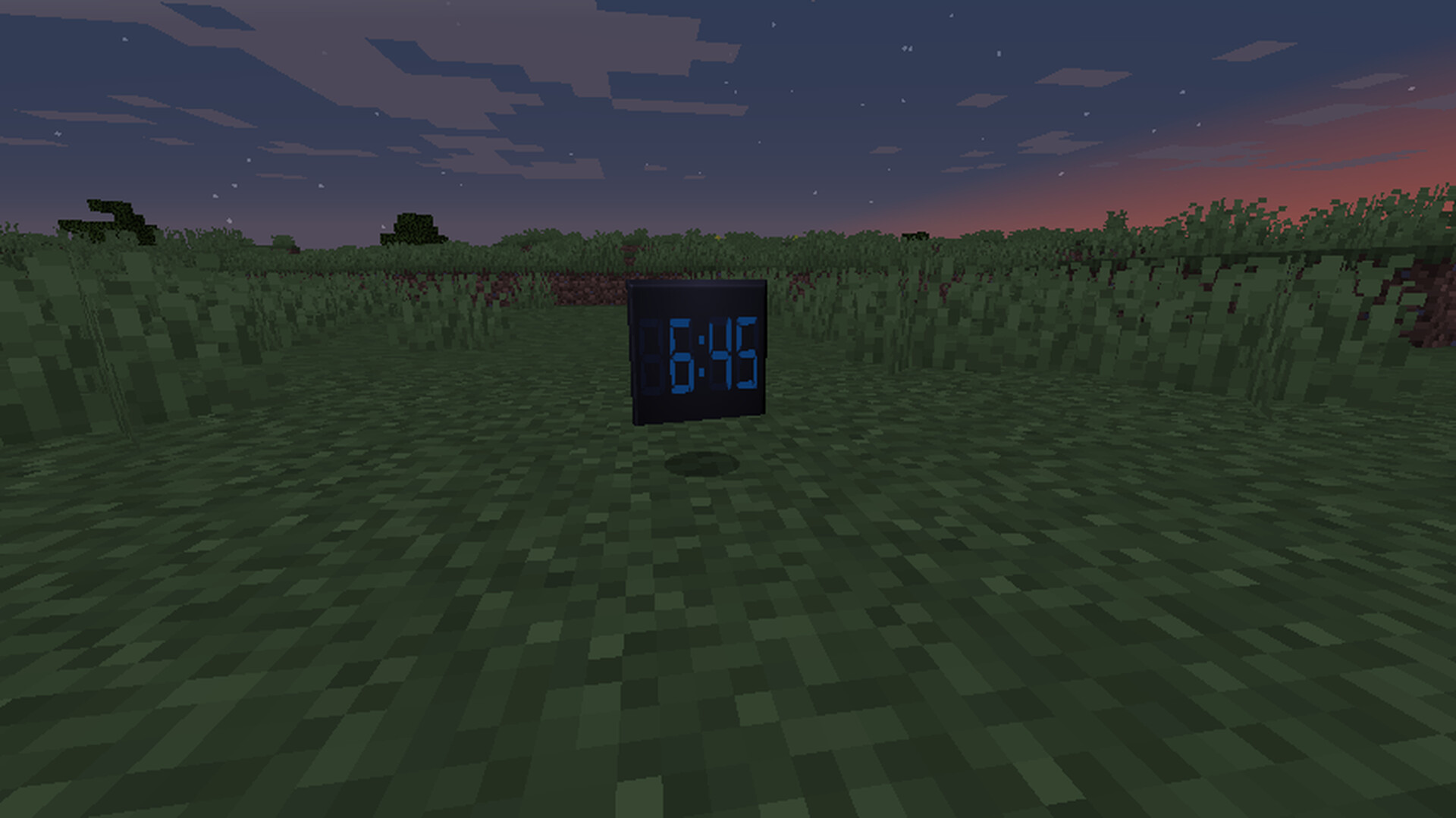 Digital Clocks Minecraft Texture Pack