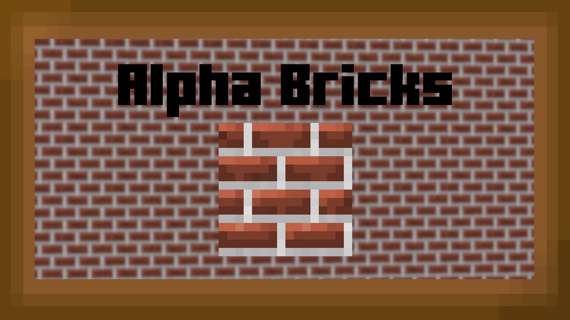 Alpha Bricks Minecraft Texture Pack