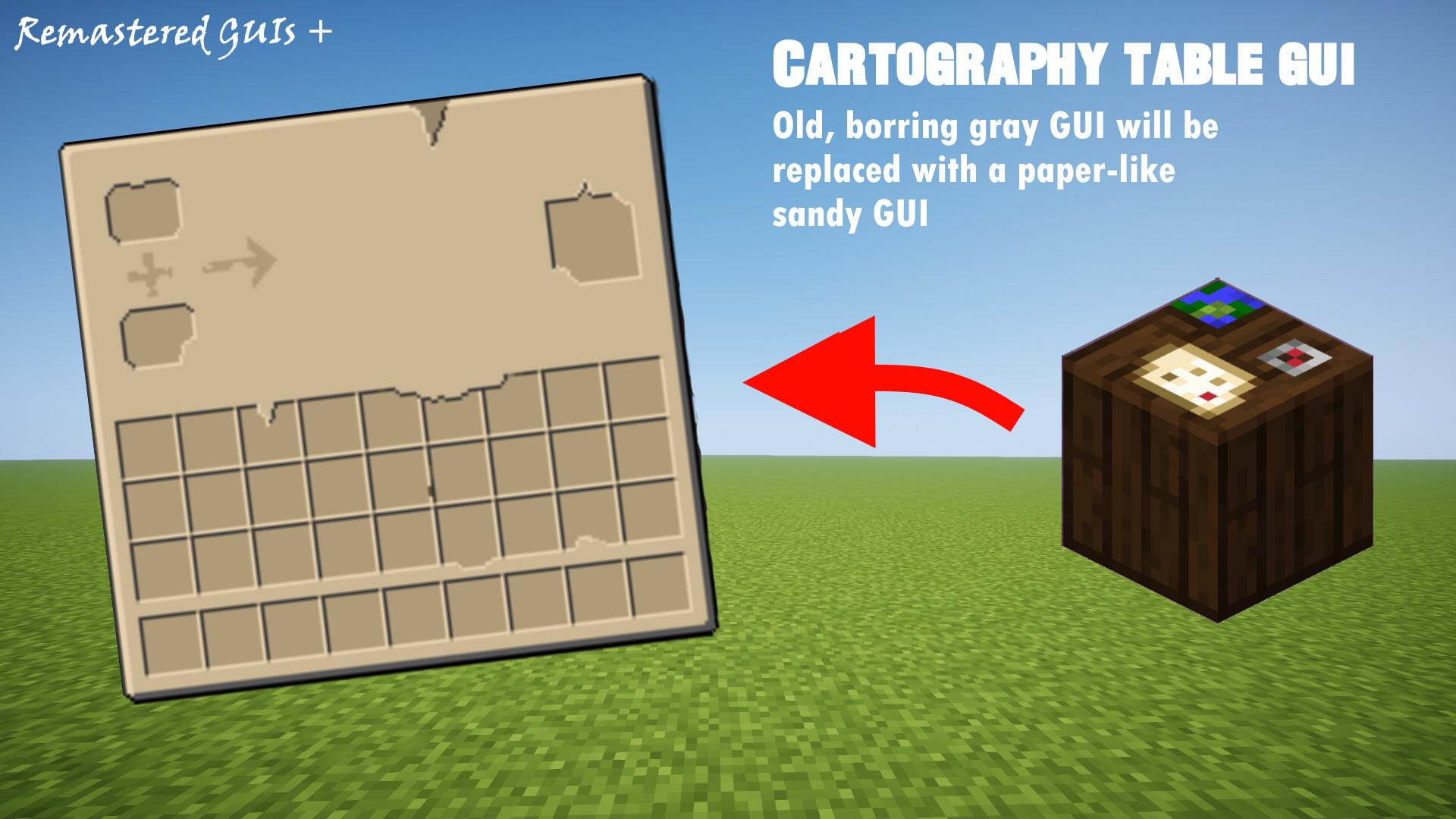 Remastered GUIs (1.17) Minecraft Texture Pack