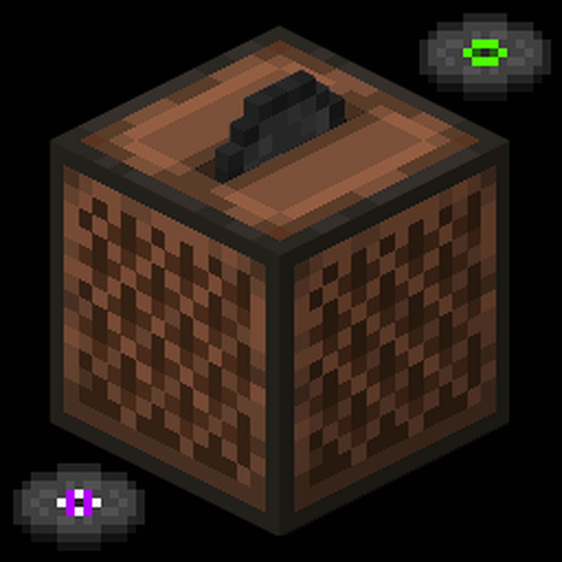 Visible jukebox discs Minecraft Texture Pack