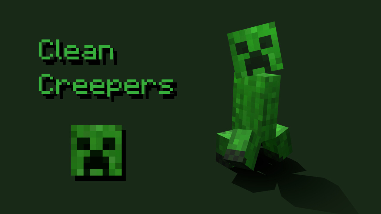 Clean Creepers Minecraft Texture Pack