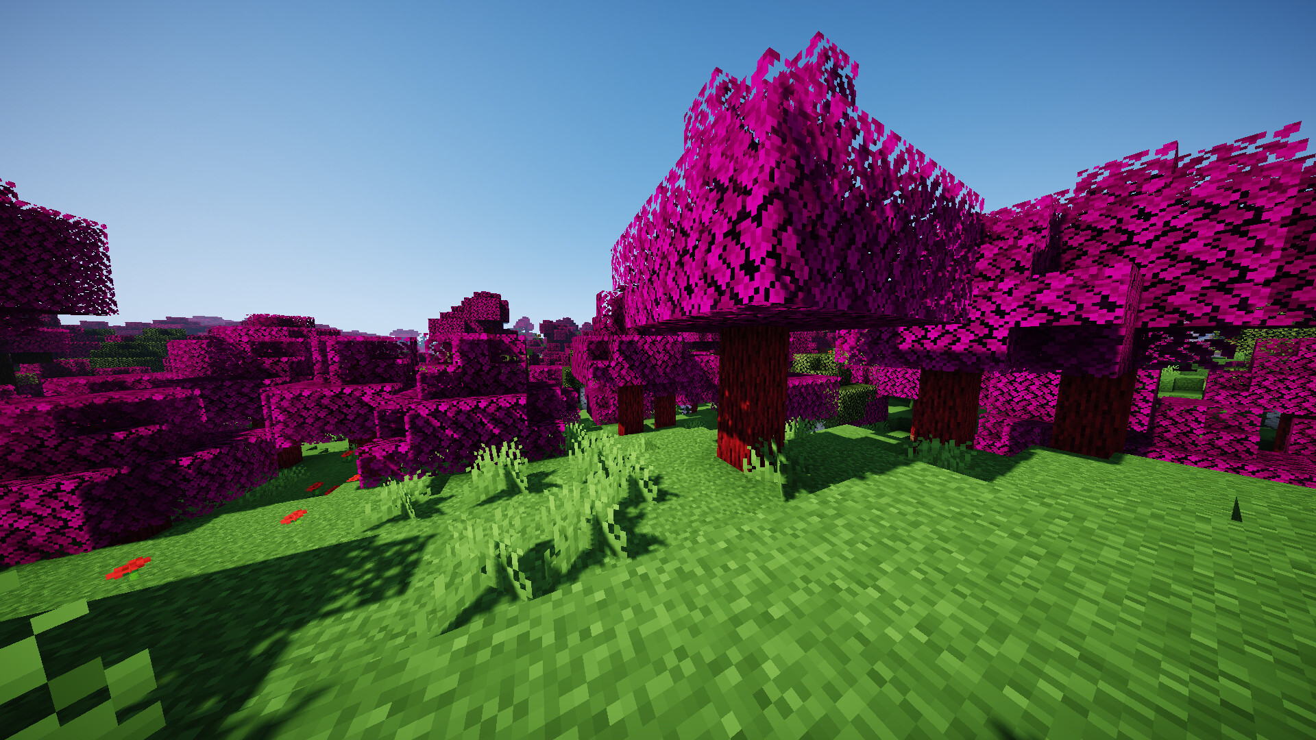 Red Trees Minecraft Texture Pack