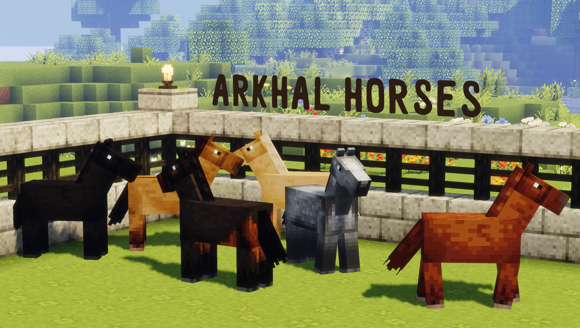 Arkhal Horses Minecraft Texture Pack