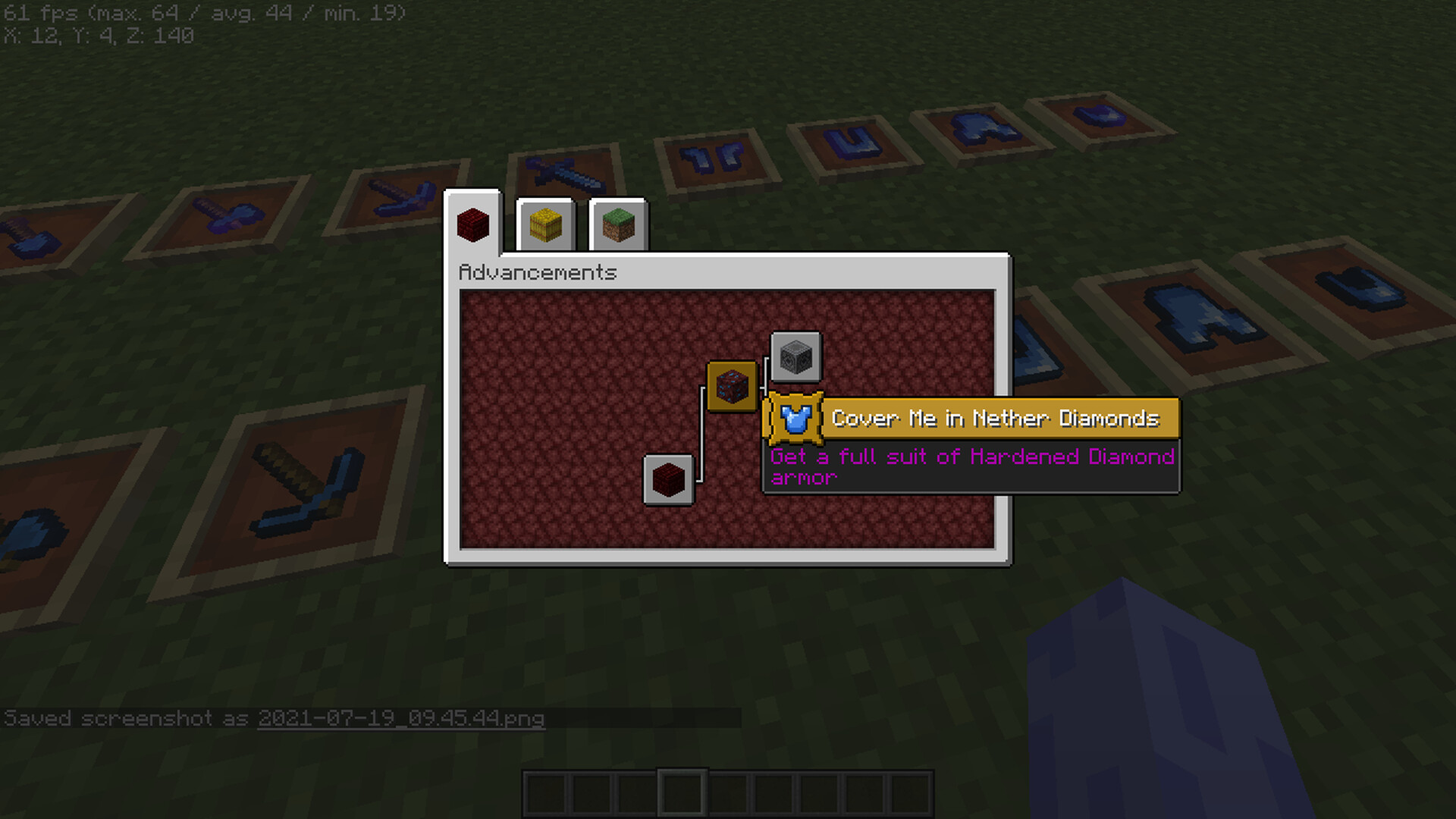 Netherite to Hardened Diamonds Minecraft Texture Pack