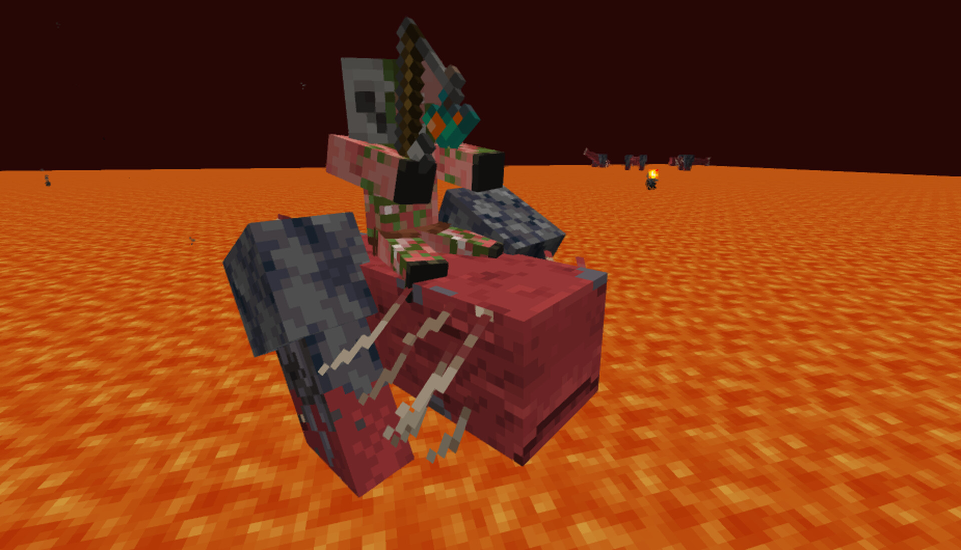 Better Strider [1.16+] Fish in Nether Minecraft Texture Pack