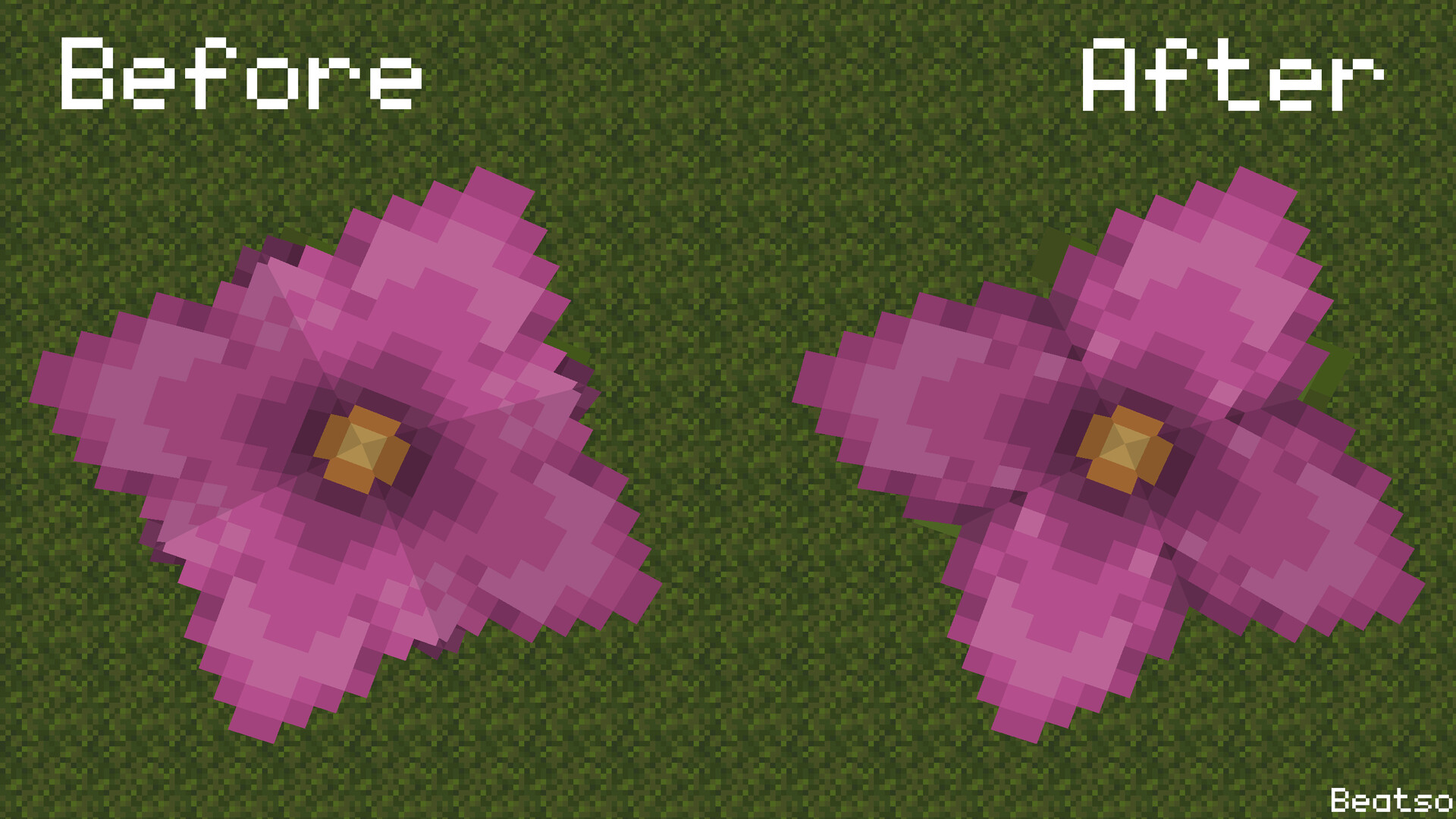 Smaller Spore Blossom Minecraft Texture Pack