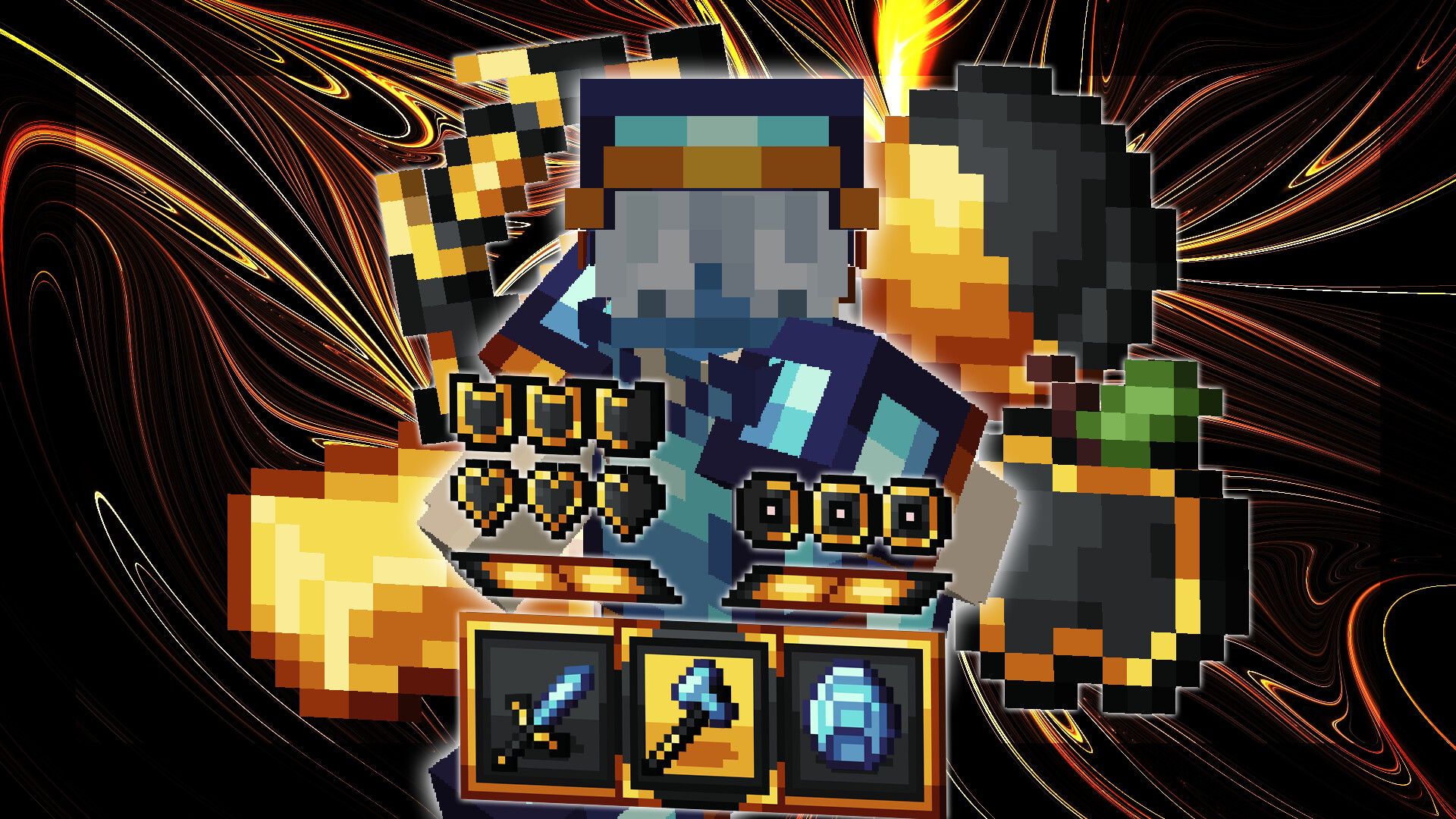 Black & Gold V2 with Cloudity Minecraft Texture Pack