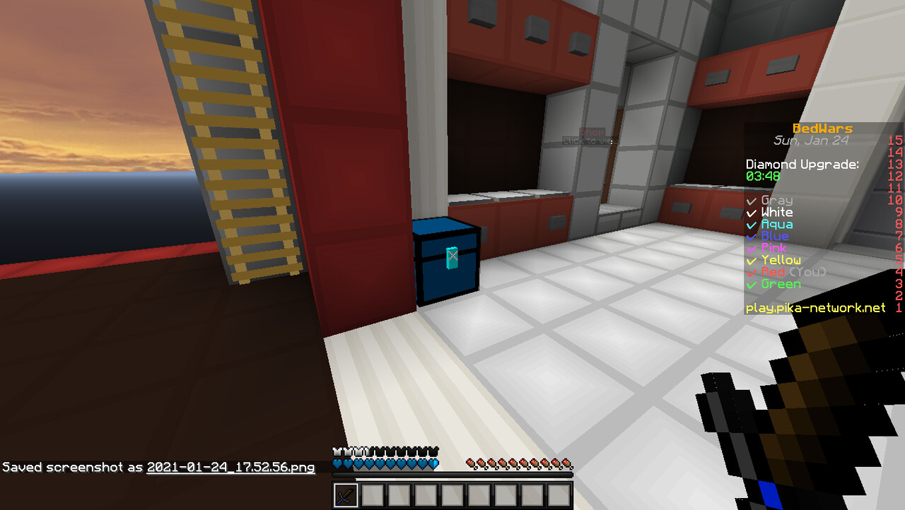 Everything is Blue(Only For Bedwars) Minecraft Texture Pack