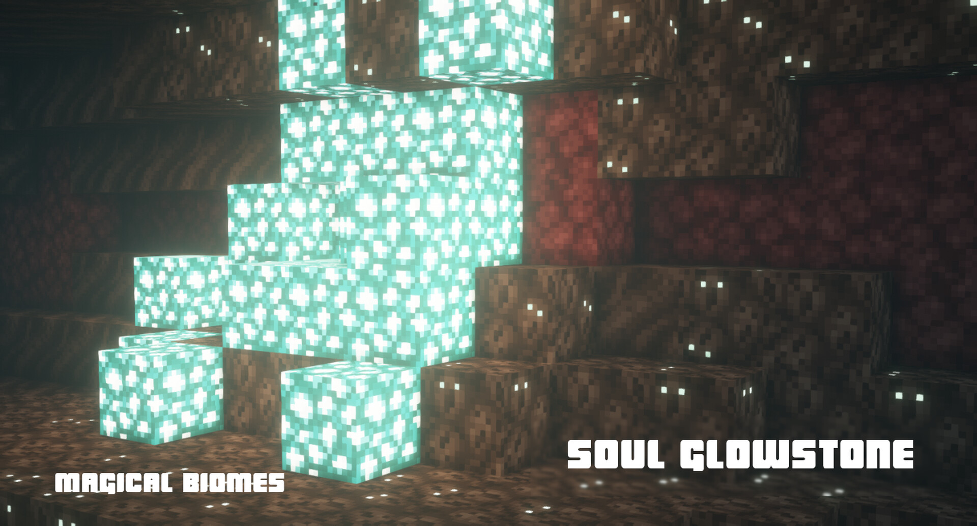Magical biomes Soul sand valley Minecraft Texture Pack