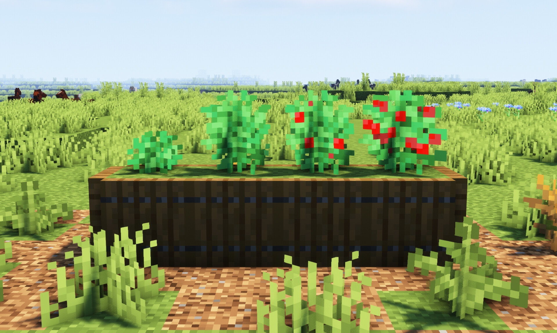 Biome Specific Sweet Berry Bushes Minecraft Texture Pack
