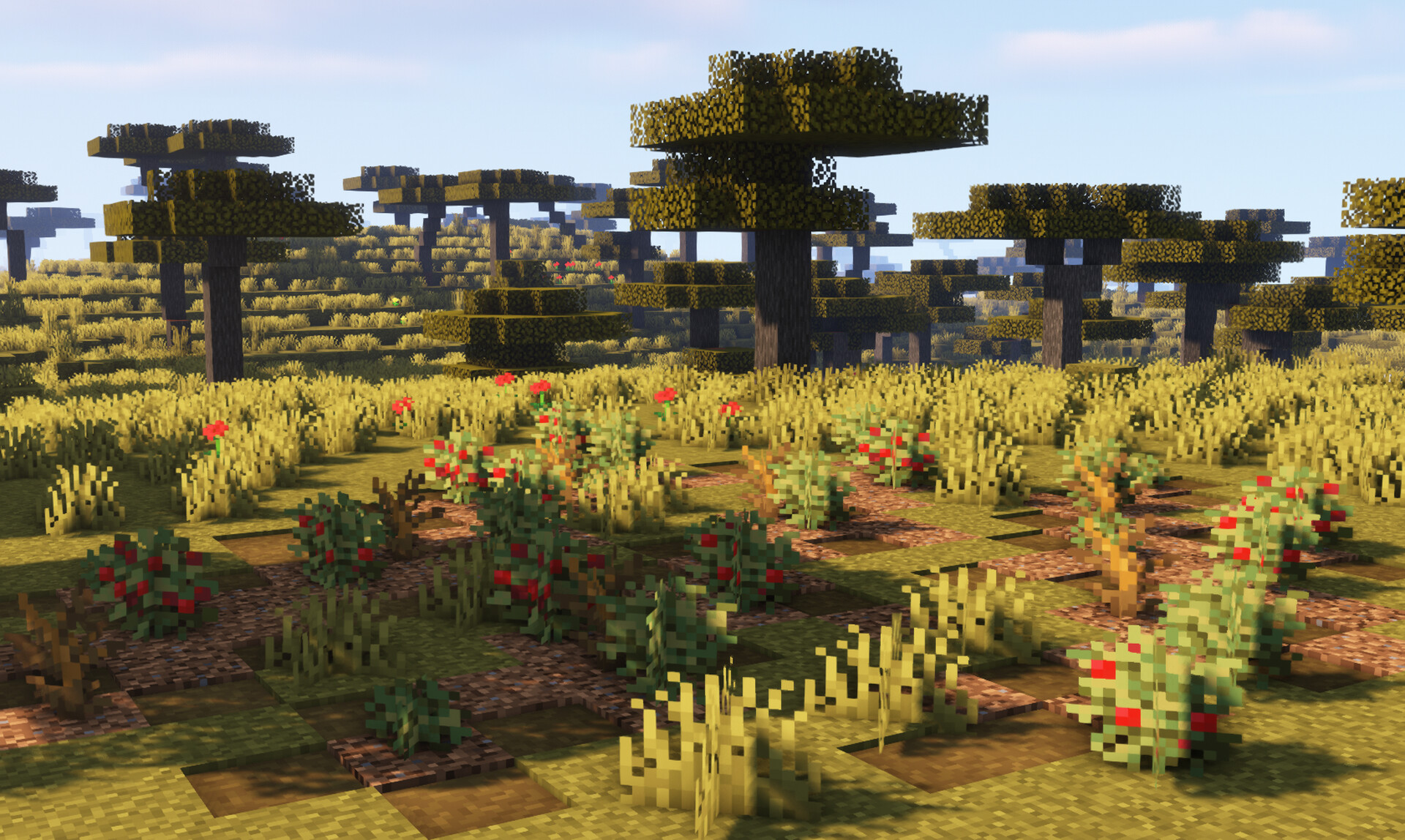 Biome Specific Sweet Berry Bushes Minecraft Texture Pack