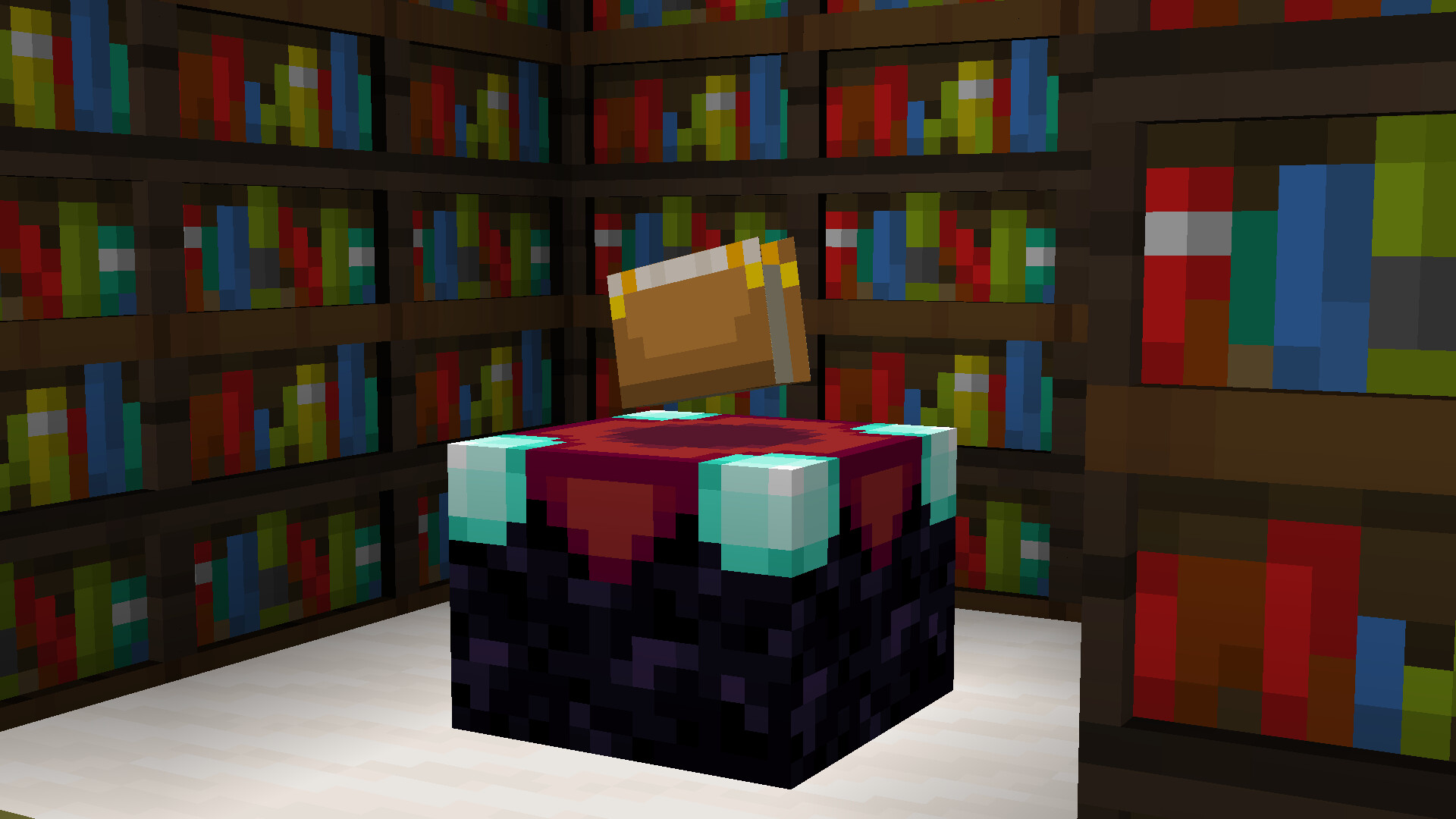 Dark Oak Bookshelf (3d) Minecraft Texture Pack