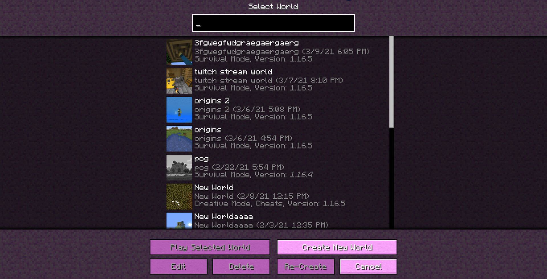 Pink GUI Pack Minecraft Texture Pack
