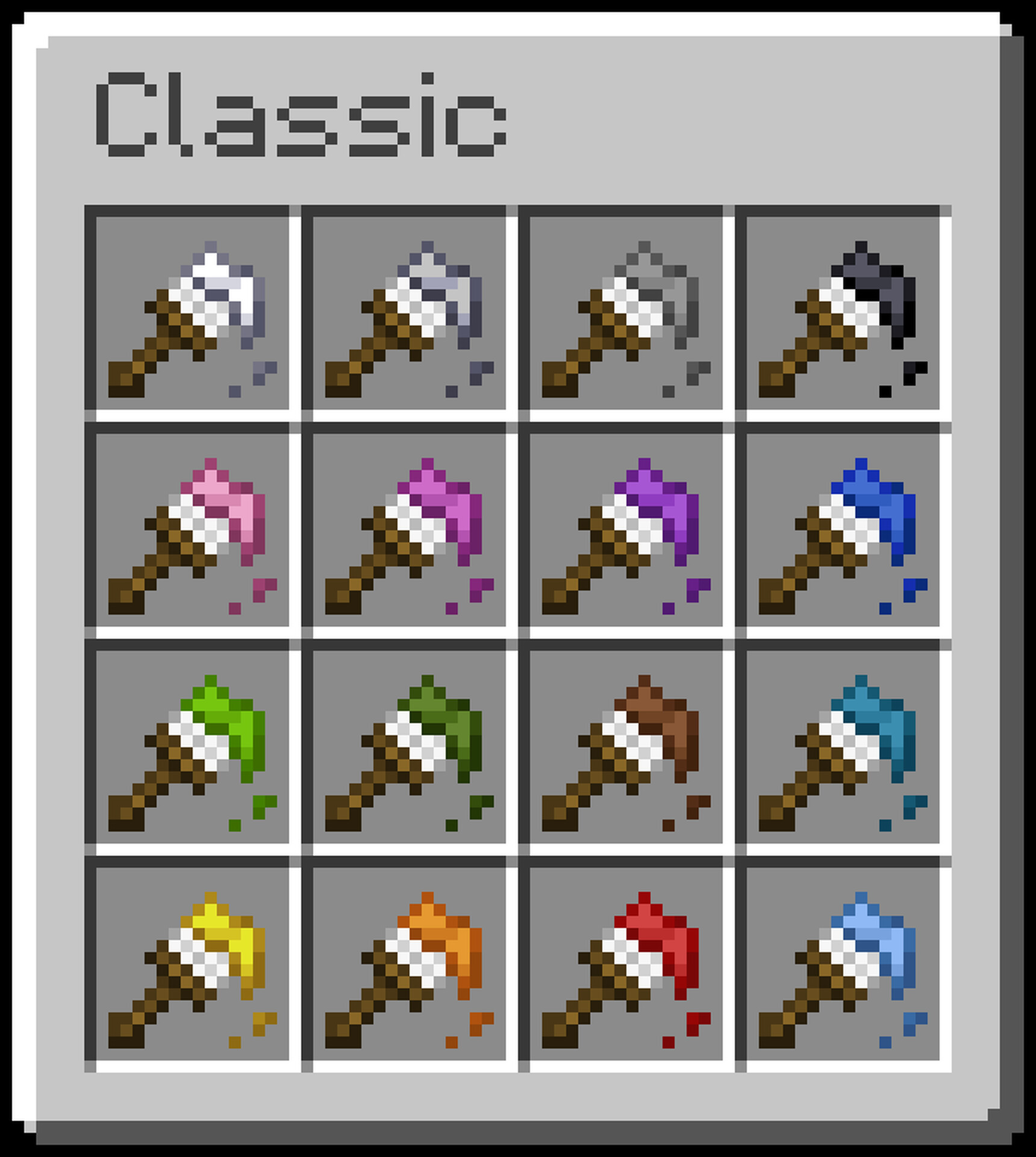 Paint Brush Dyes Minecraft Texture Pack