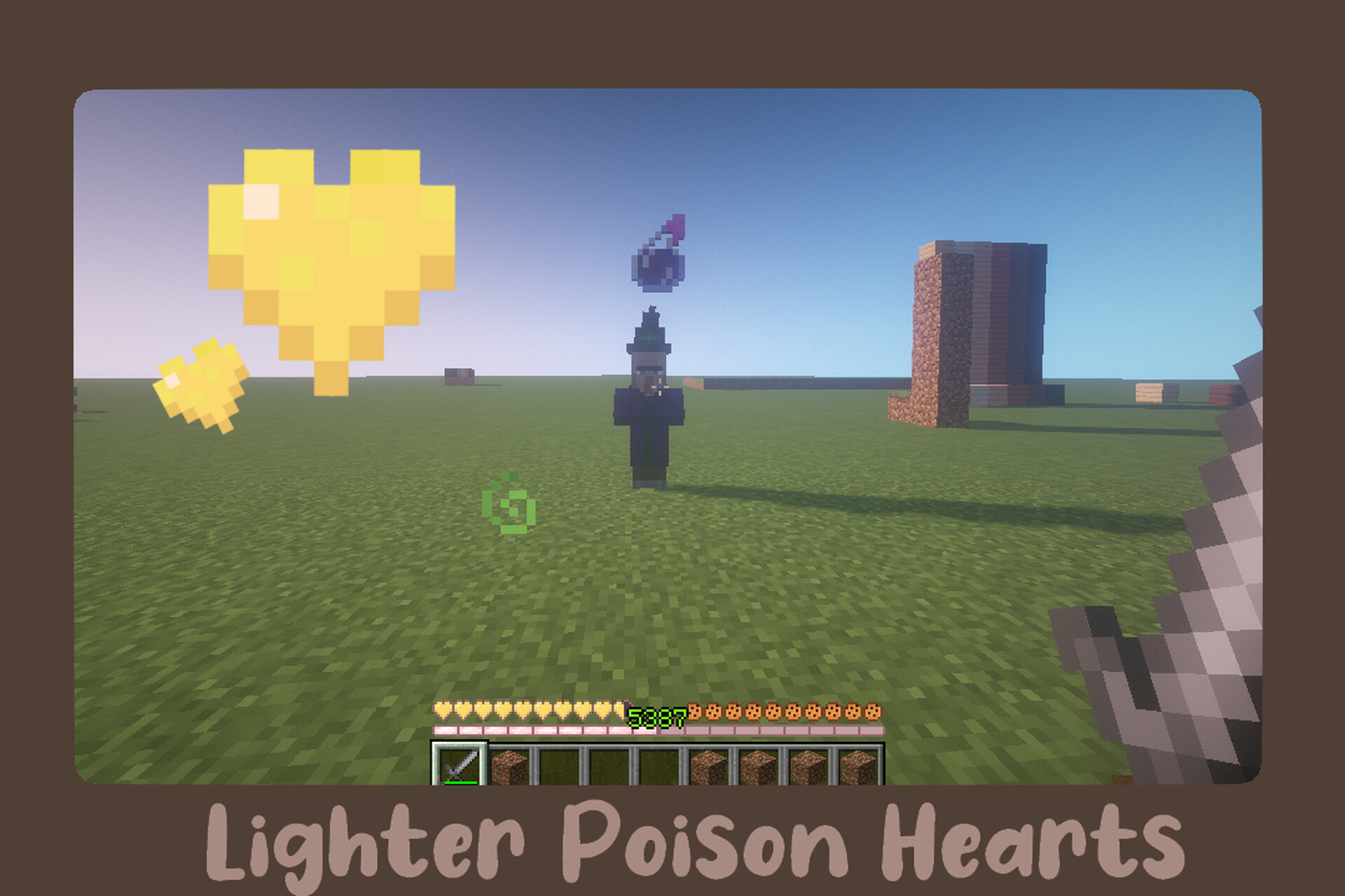 Pastel Cookie Hotbar HUD Minecraft Texture Pack