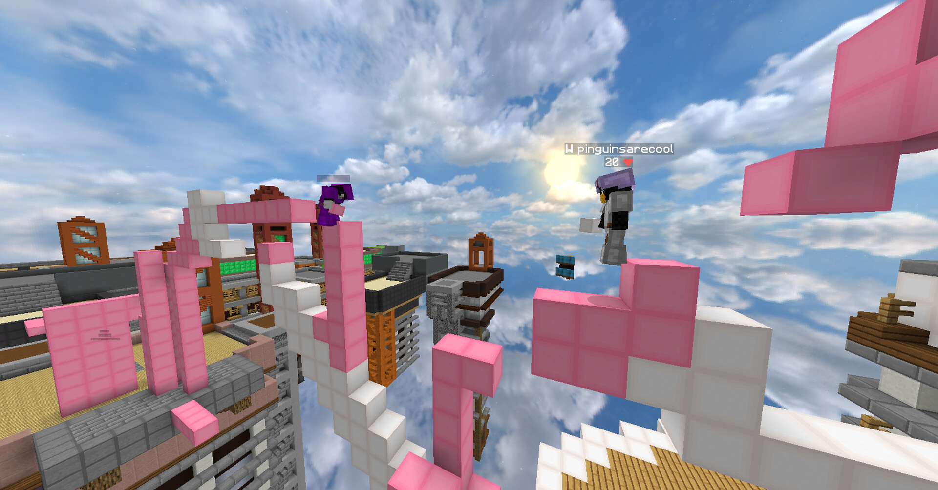 poggers!! (bridging) [ PvP Texture Pack ] 16x16 Minecraft Texture Pack