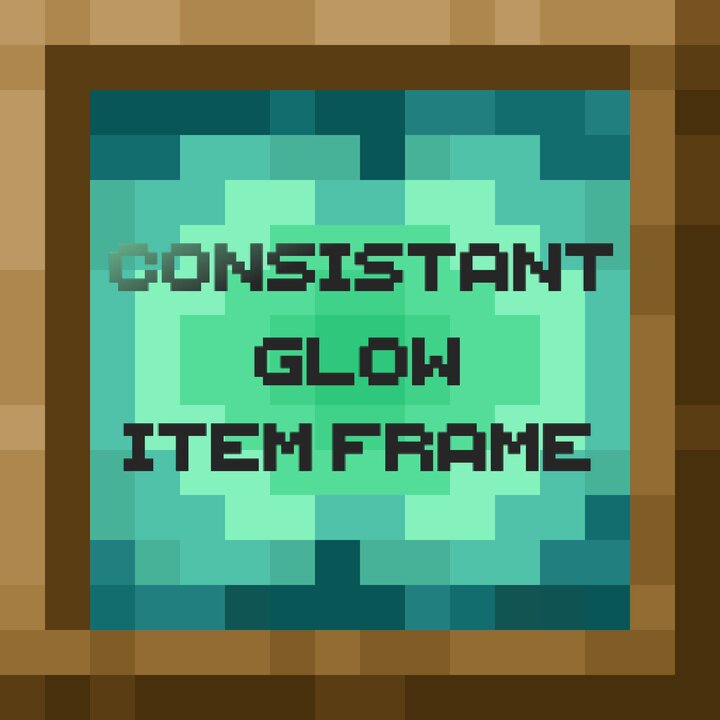 Consistent Glow Item Frames Minecraft Texture Pack