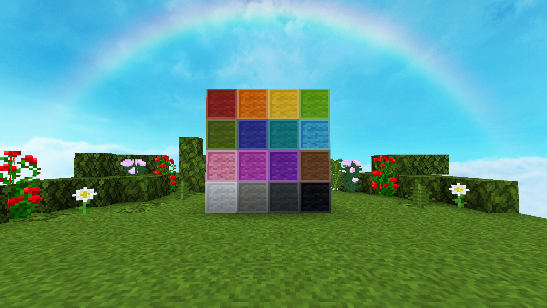 Zulu's Outlined Wool Minecraft Texture Pack